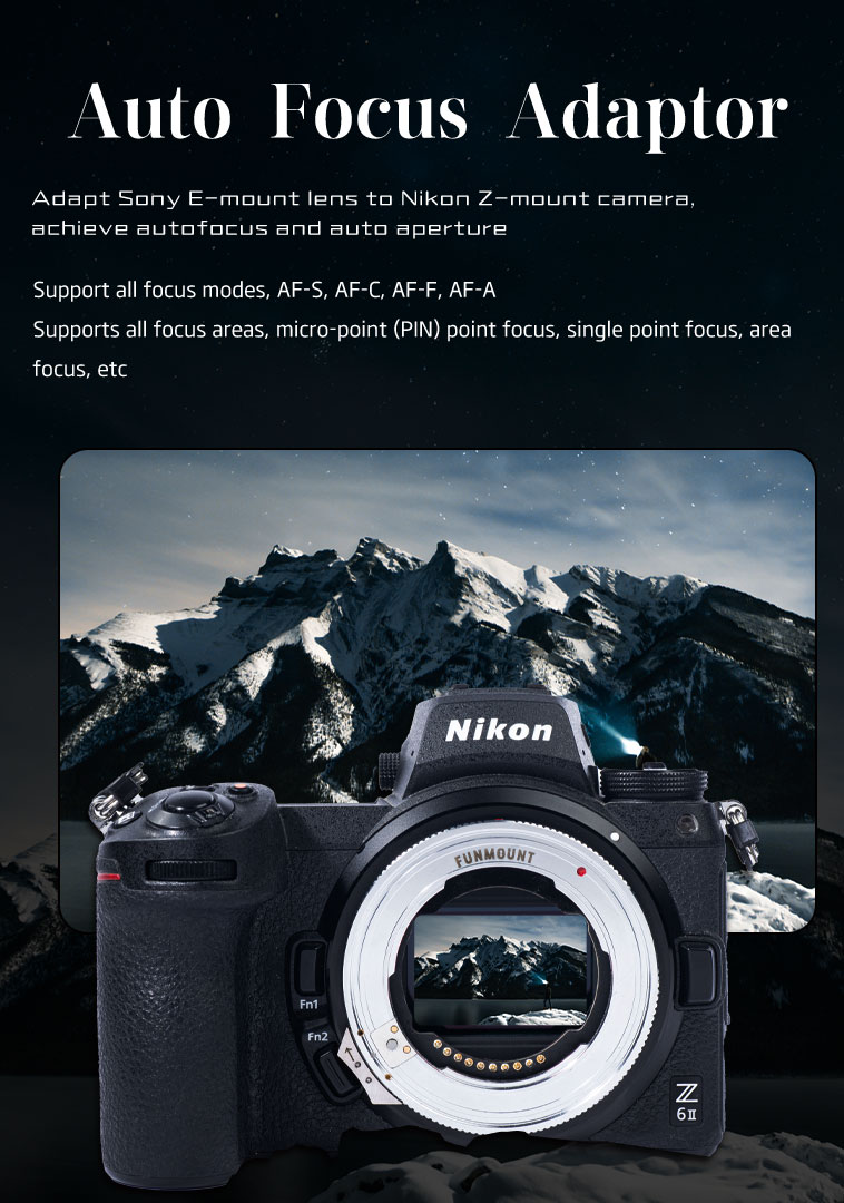 Autofocus adapter in the field