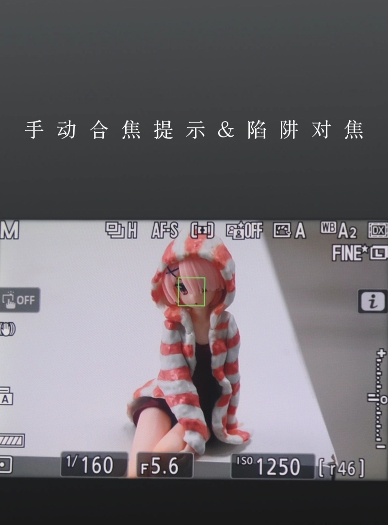手动合焦提示 & 陷阱对焦